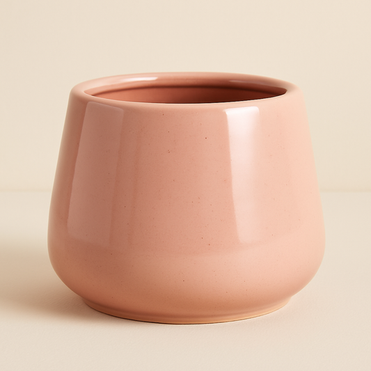 Ceracurve Glazed Oval Ceramic Planter