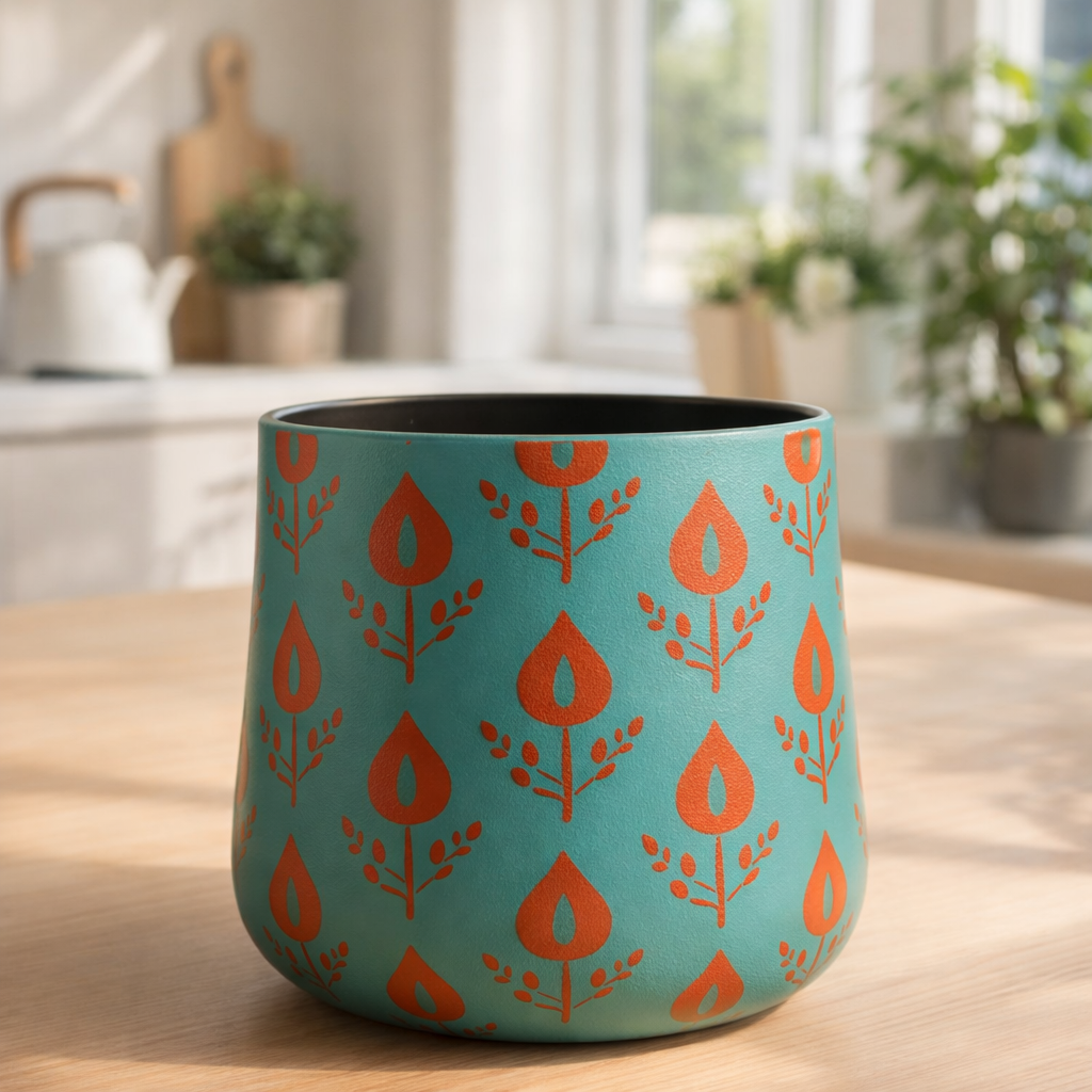 LustrEdge Durable metal planter