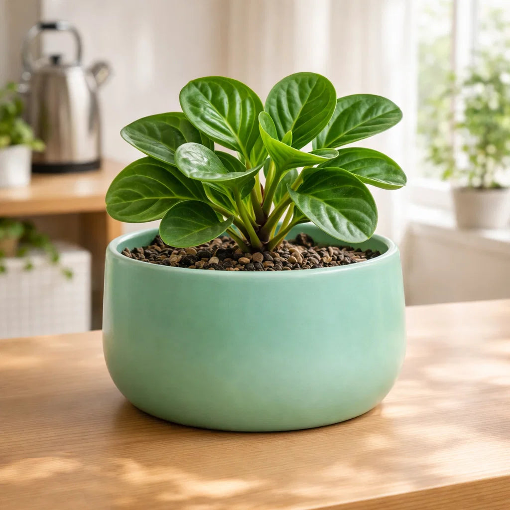 Metal Ember Handi-Shaped Metal Planter