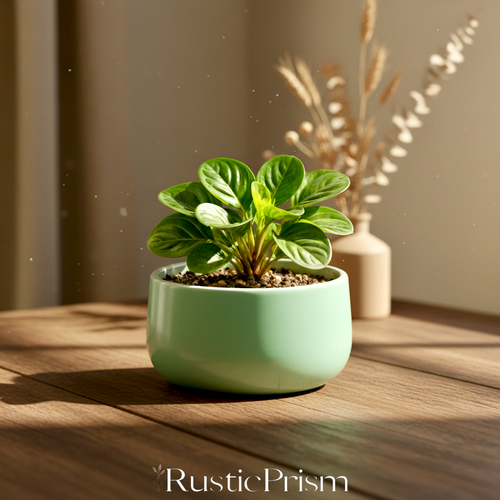 Metal Ember Handi-Shaped Metal Planter