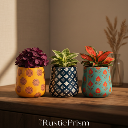 LustrEdge Durable metal planter