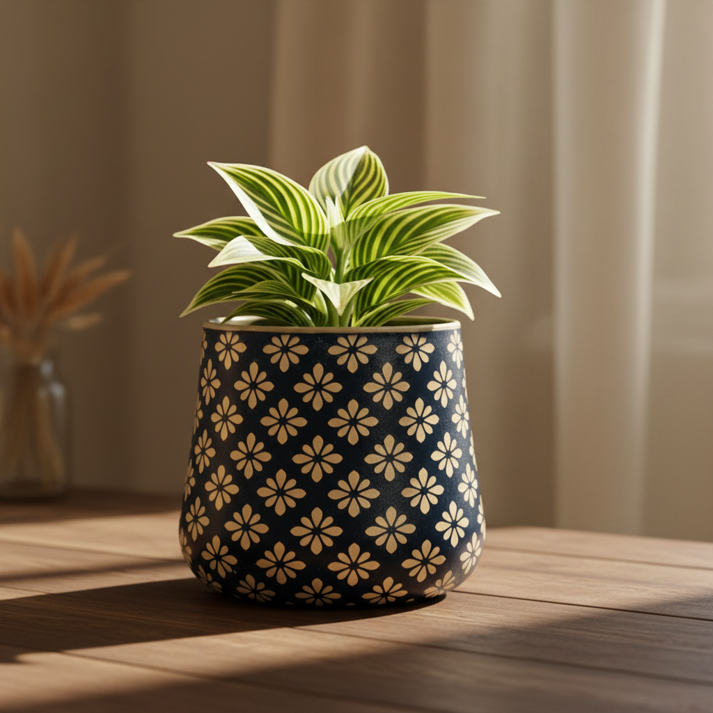 LustrEdge Durable metal planter