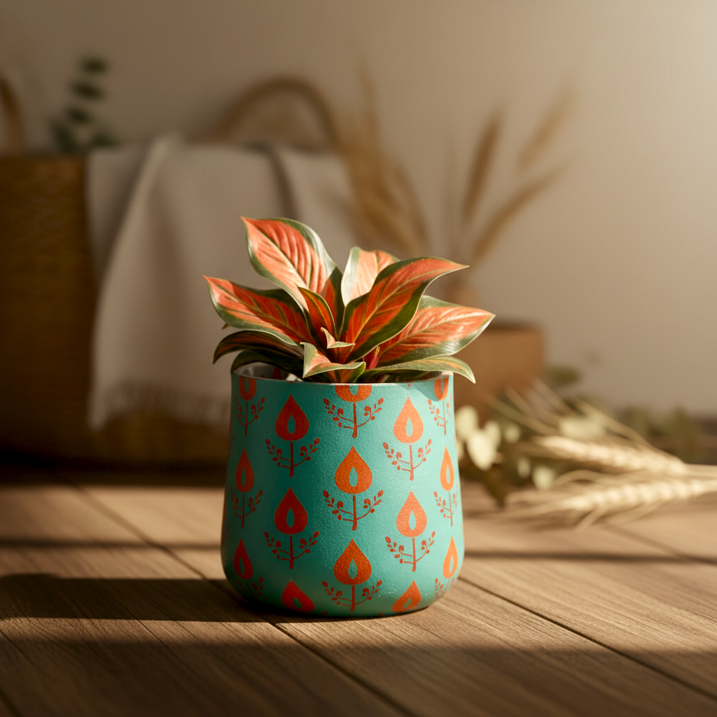 LustrEdge Durable metal planter