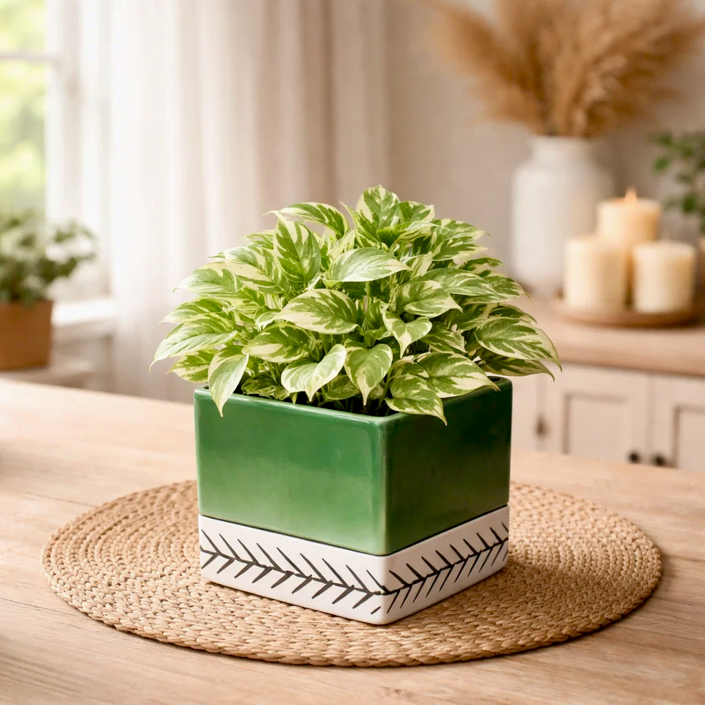 Lumeleaf Indoor Ceramic Planter